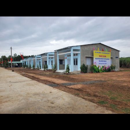 Nhà ở liền kề chốt dân quân biên giới